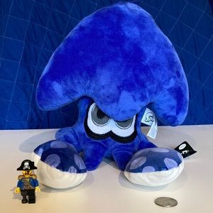 Large blue splatoon plush